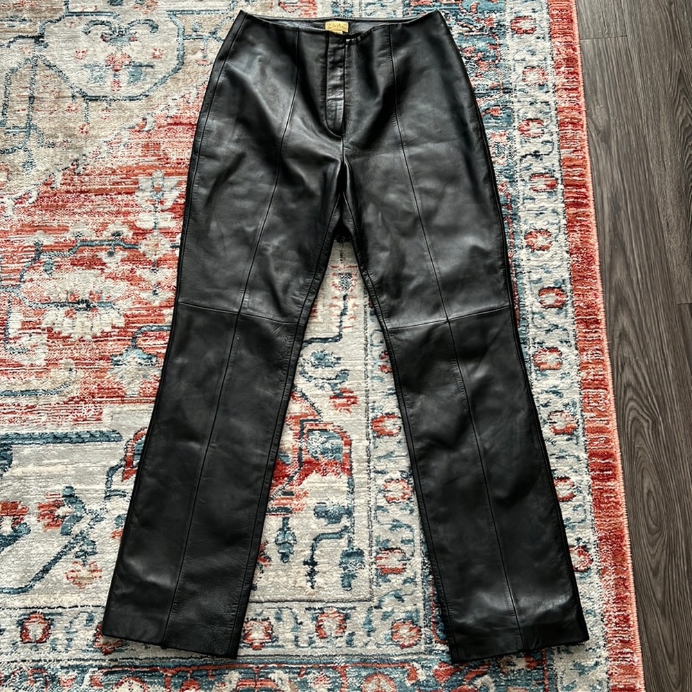 Lamb skin Leather Pants